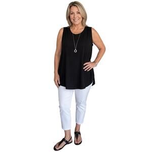 J.Jill Wearever Collection Black Sleeveless Tank – Size XL